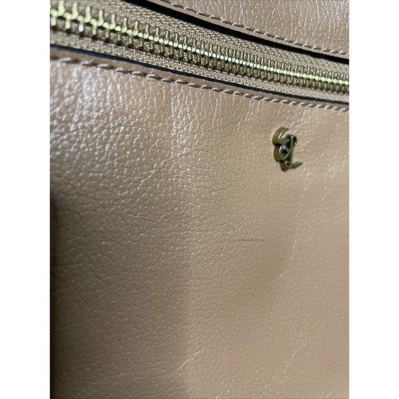 Elliott Lucca Faro Tobacco Brown Genuine Leather Purse Satchel Shoulder Hobo Bag - Picture 12 of 12